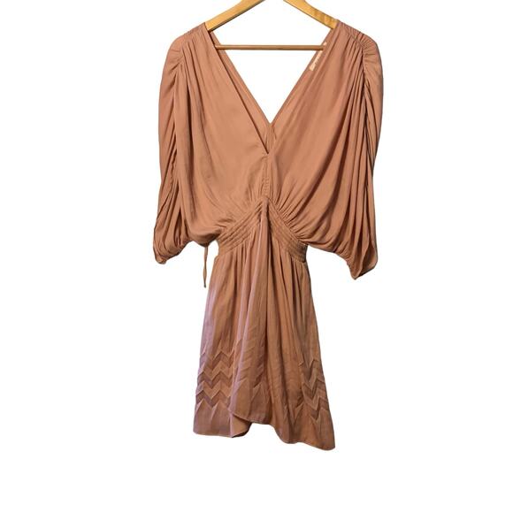 Mustard Seed Boho Peasant mini dress size small - Picture 2 of 6